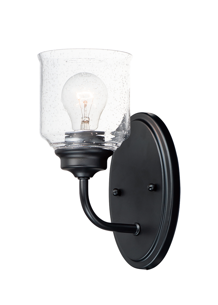 Product image for Acadia 1 Light Wall Sconce- Black