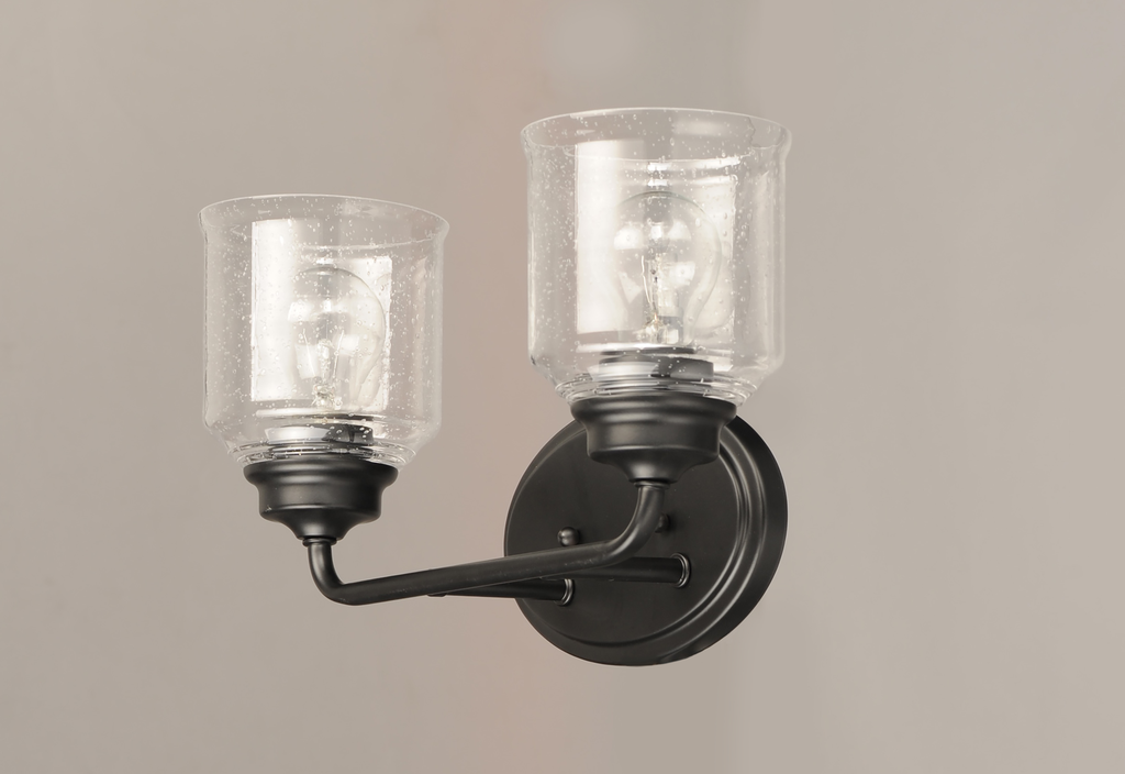 Acadia 2-Light Bath Vanity, Black