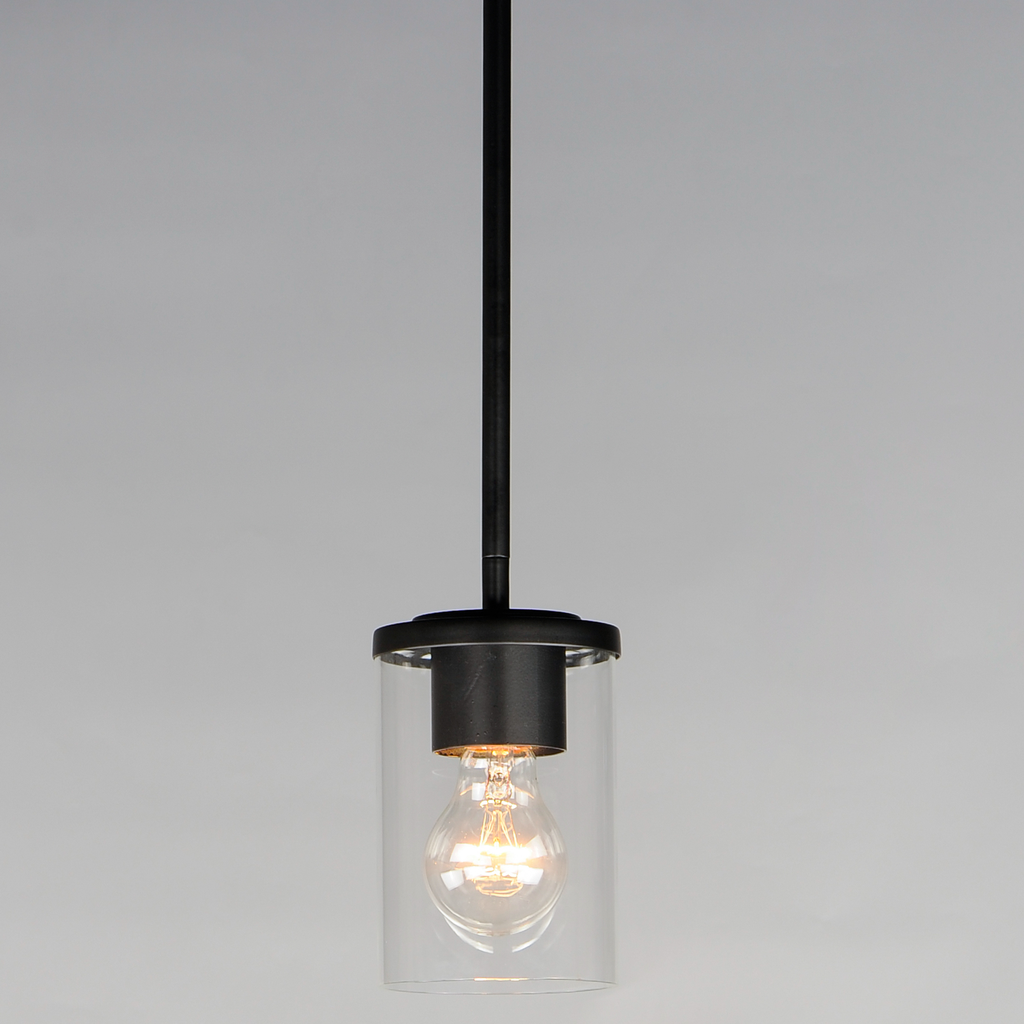 Corona 1-Light Mini Pendant, Black