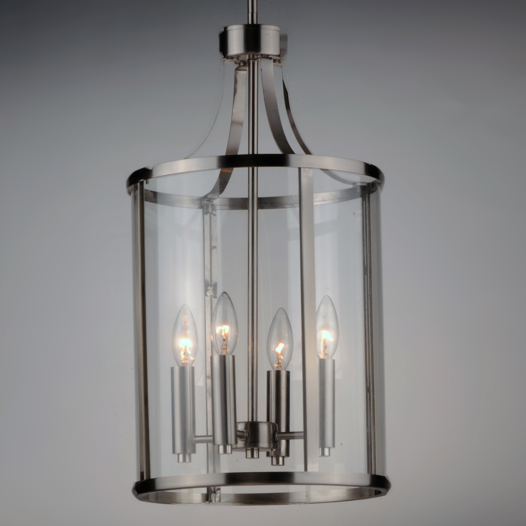 Sentinel 4-Light Pendant, Satin Nickel
