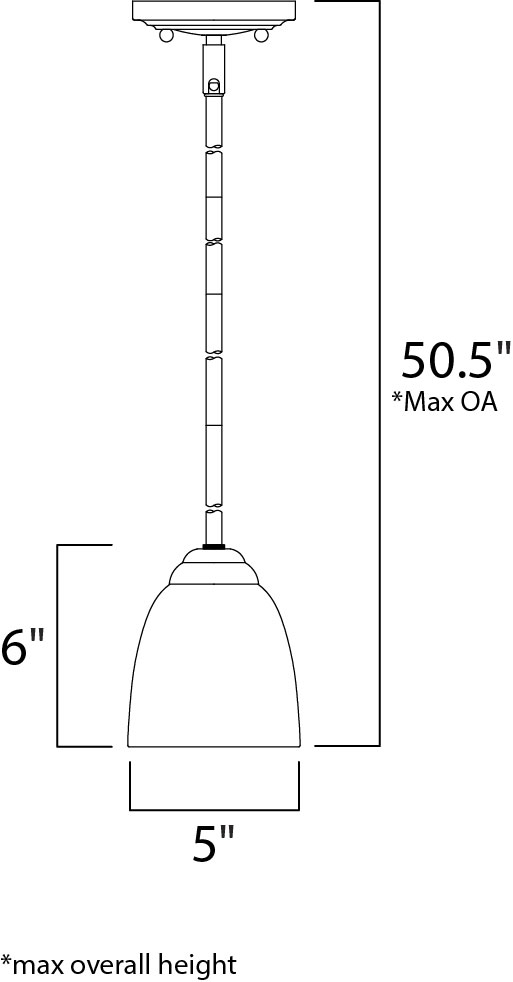 Stefan 1-Light Mini Pendant, Satin Nickel