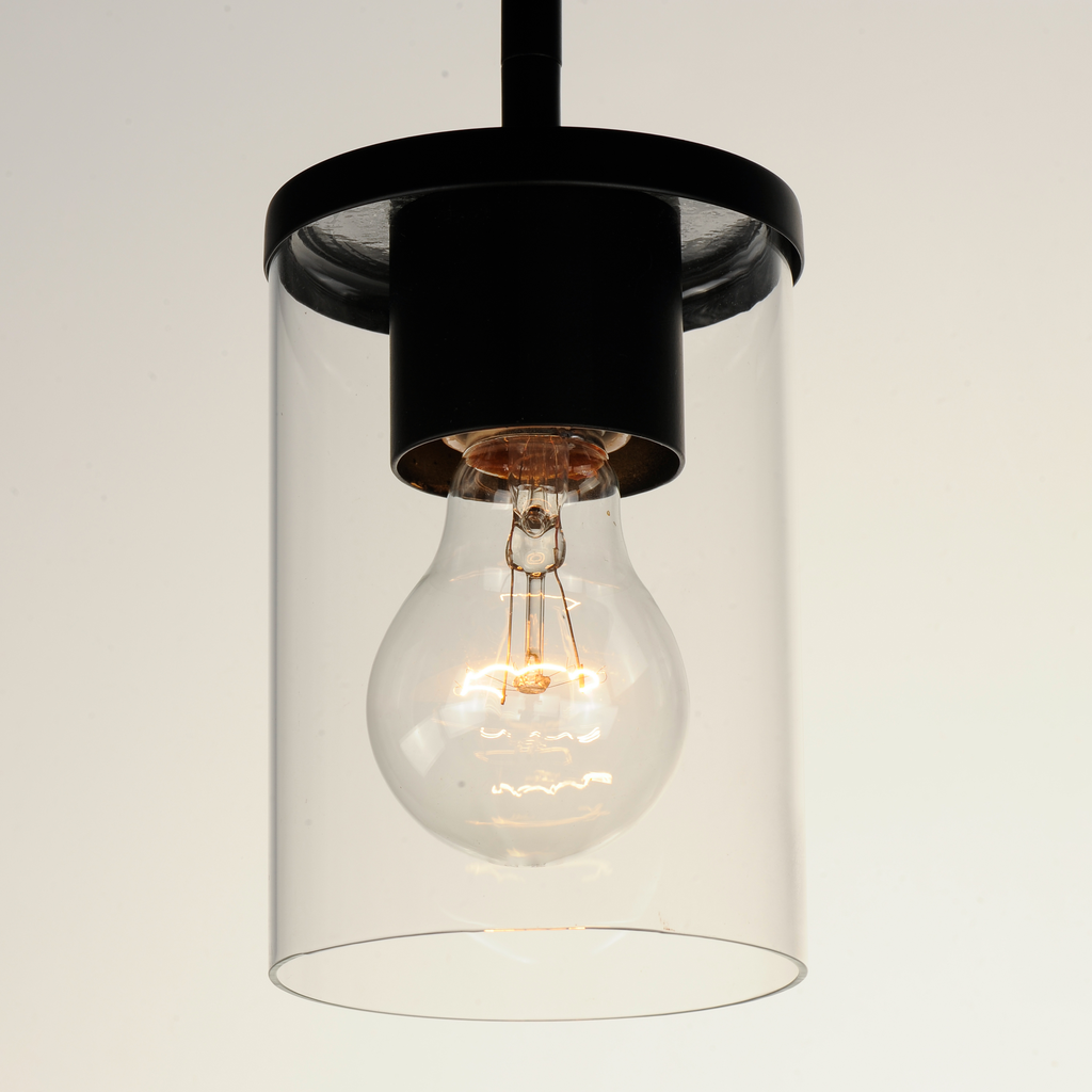 Corona 1-Light Mini Pendant, Black