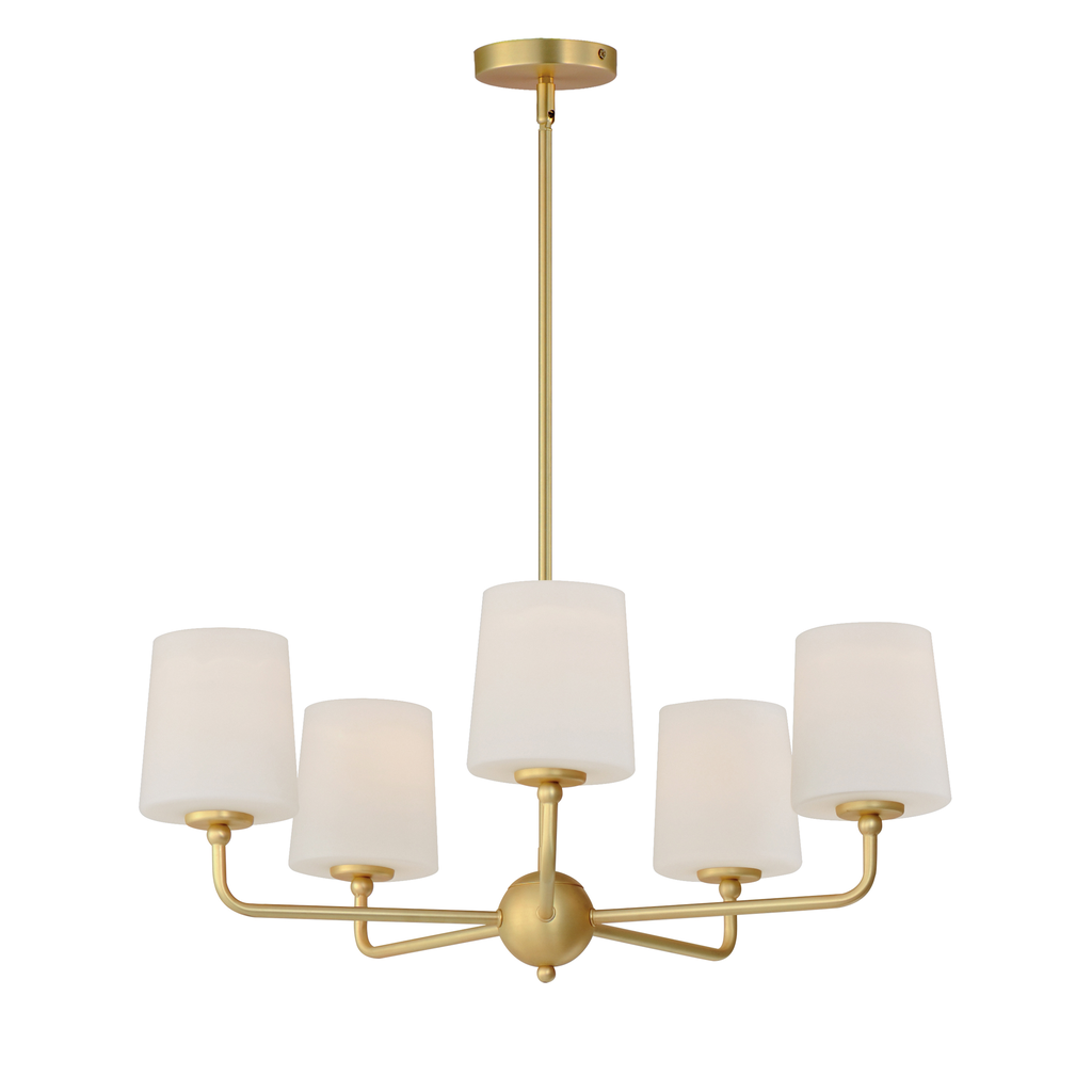 Product image for MAXIM 12095SWSBR 5LT 60W CHANDELIER