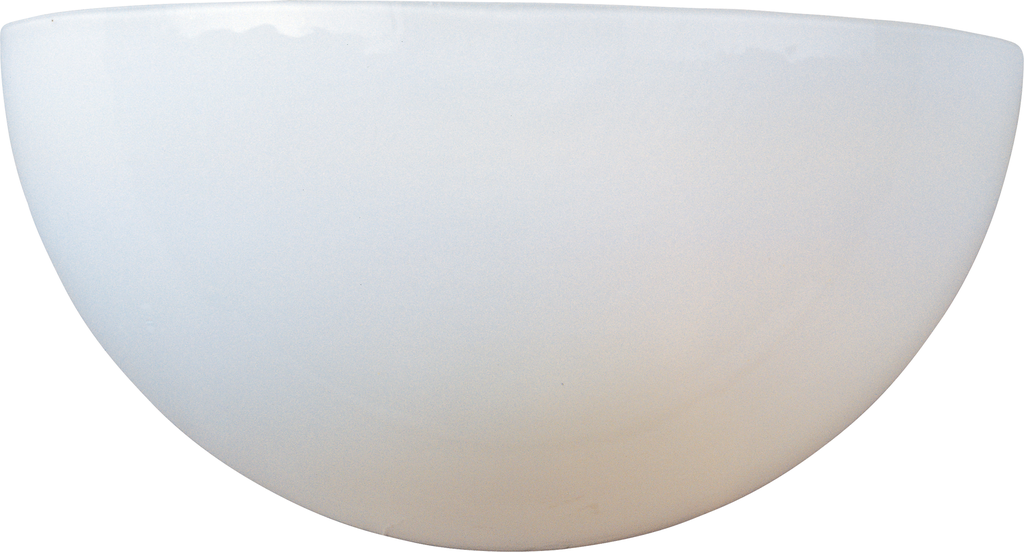Product image for Essentials 1 Light Wall Sconce - White w/ White Glass