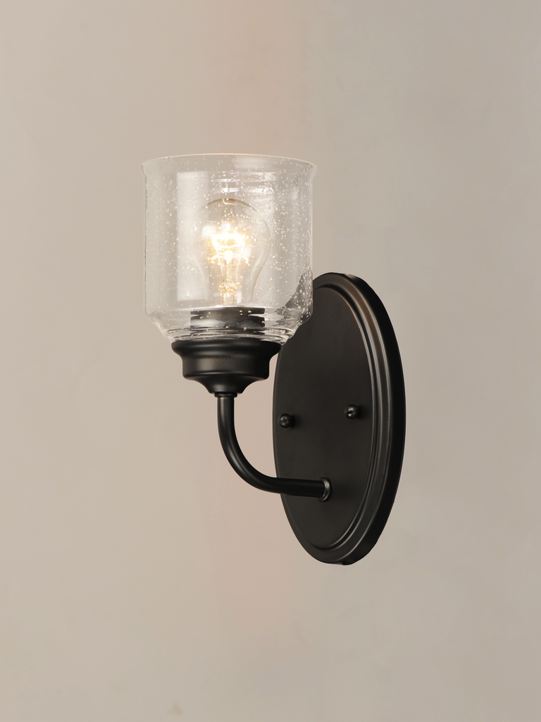 Acadia 1-Light Wall Sconce, Black