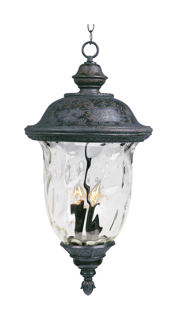 Product image for Carriage House VX 3 Light Hanging Lantern - Oriental Bronze