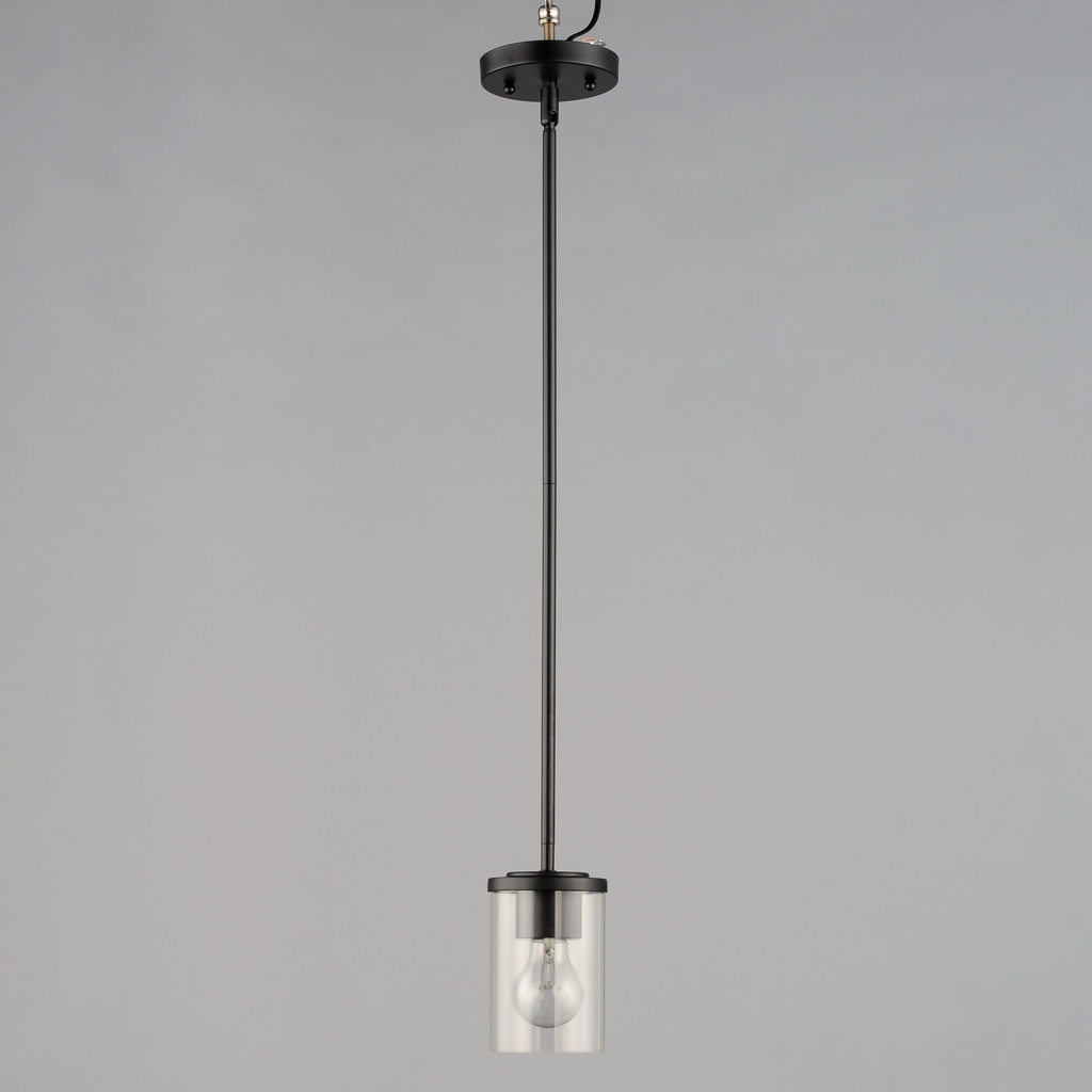 Corona 1-Light Mini Pendant, Black