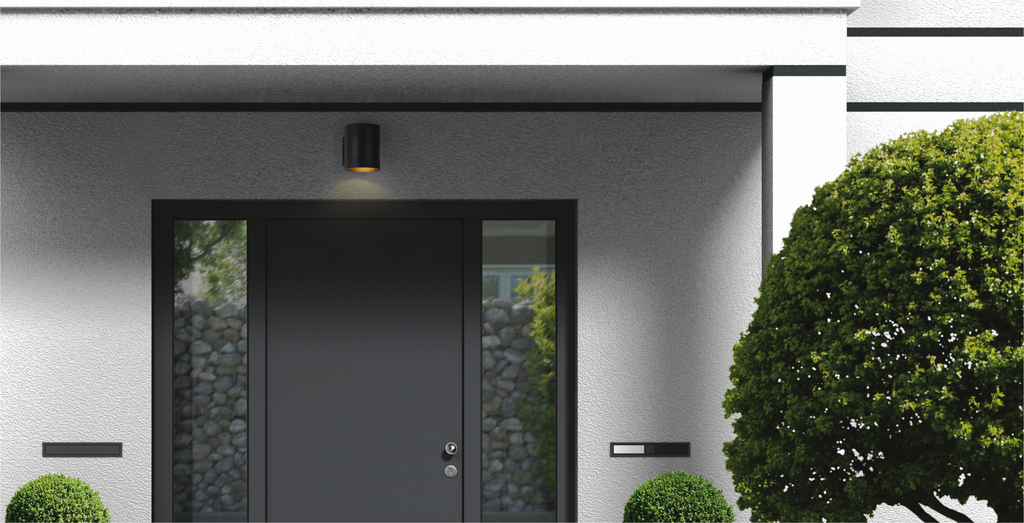 Outpost 1-Light 7.25"H Outdoor Wall Sconce, Black