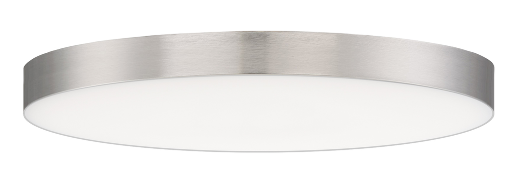 Product image for Trim 9" LED Flush Mount - Satin Nickel