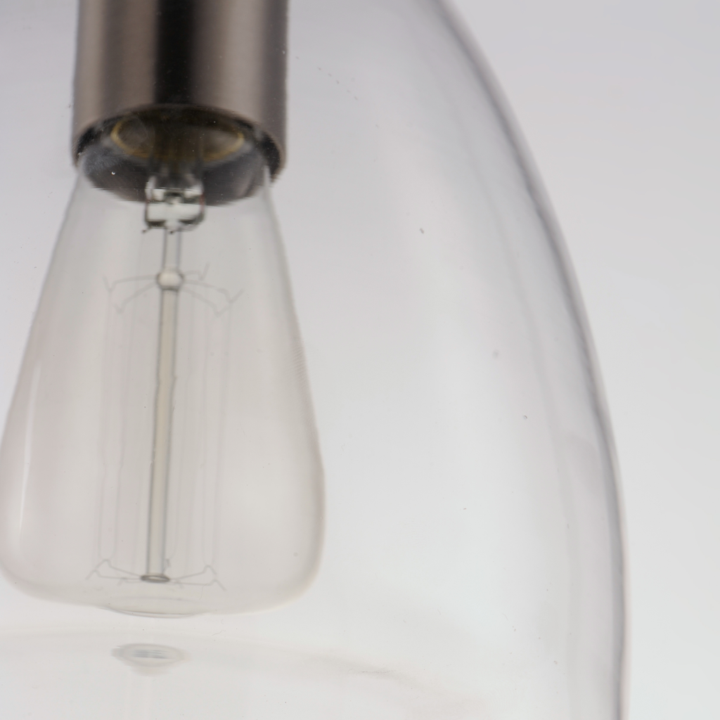 Babylon 1-Light Pendant, Satin Nickel