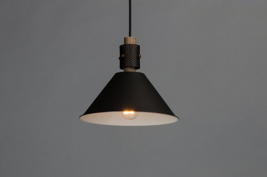 Tucson 1-Light Pendant, Oil Rubbed Bronze / Weathered Wood