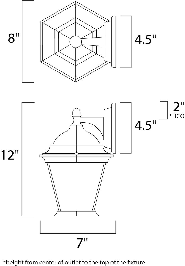 Builder Cast 1-Light Outdoor Wall Lantern, Black