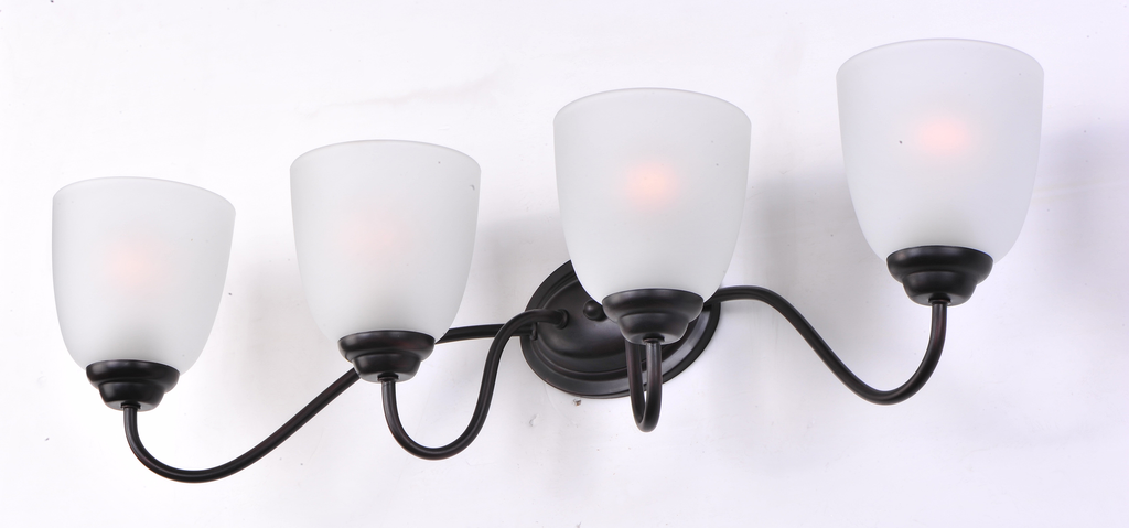 Stefan 4-Light Bath Vanity, Oil Rubbed Bronze