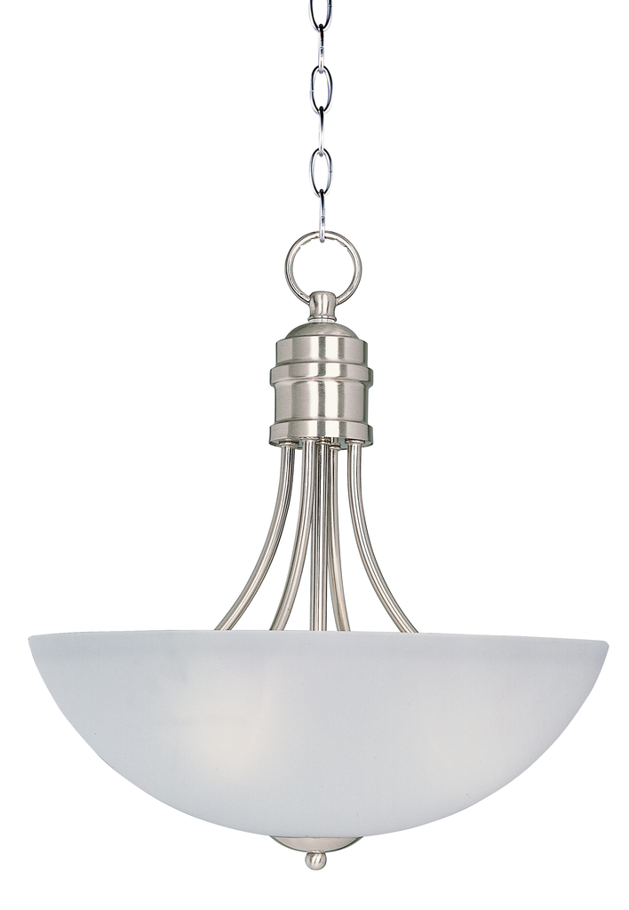 Product image for Logan 3 Light Pendant - Satin Nickel