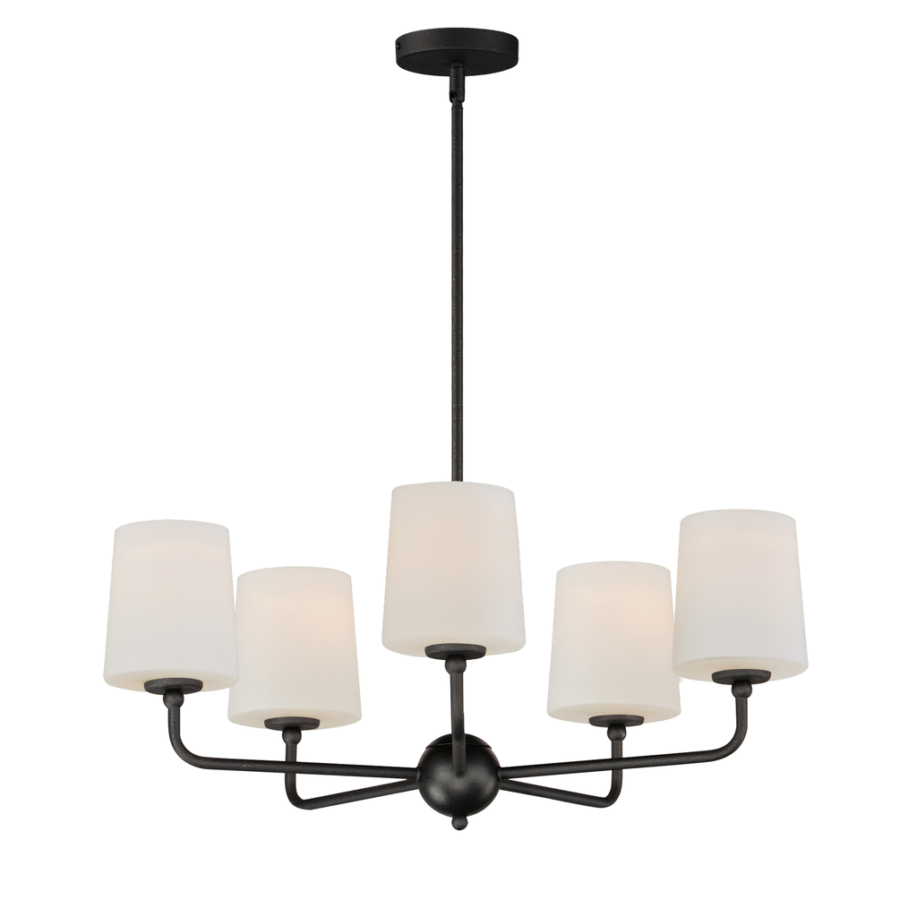 Product image for MAXIM 12095SWAR 5LT 60W CHANDELIER