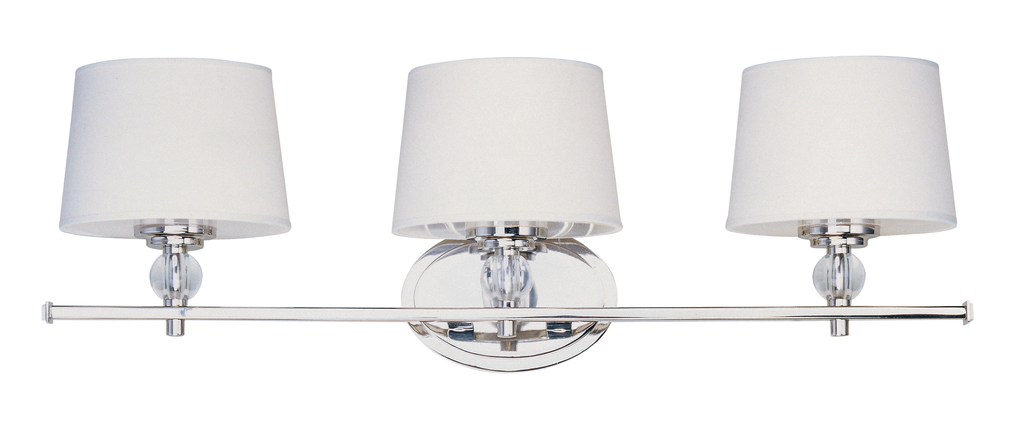 Product image for Rondo 3 Light Vanity - Polished Nickel