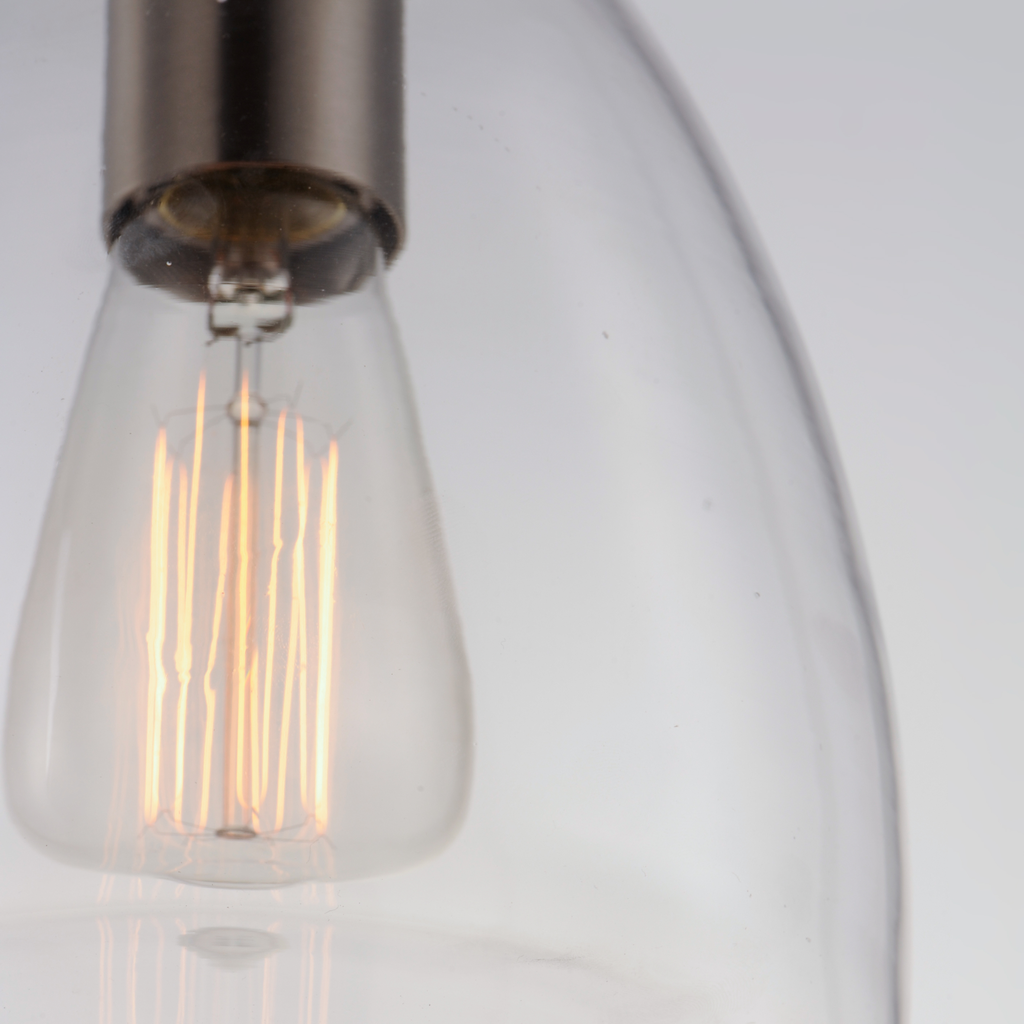 Babylon 1-Light Pendant, Satin Nickel