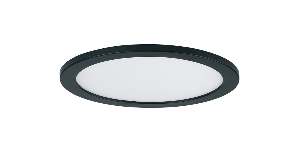 Product image for Wafer 7" LED Round Flush Mount - Black