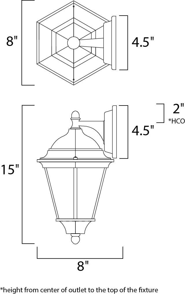 Westlake Cast 1-Light Outdoor Wall Lantern, Black