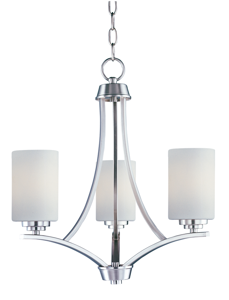 Product image for Deven 3 Light Chandelier - Satin Nickel