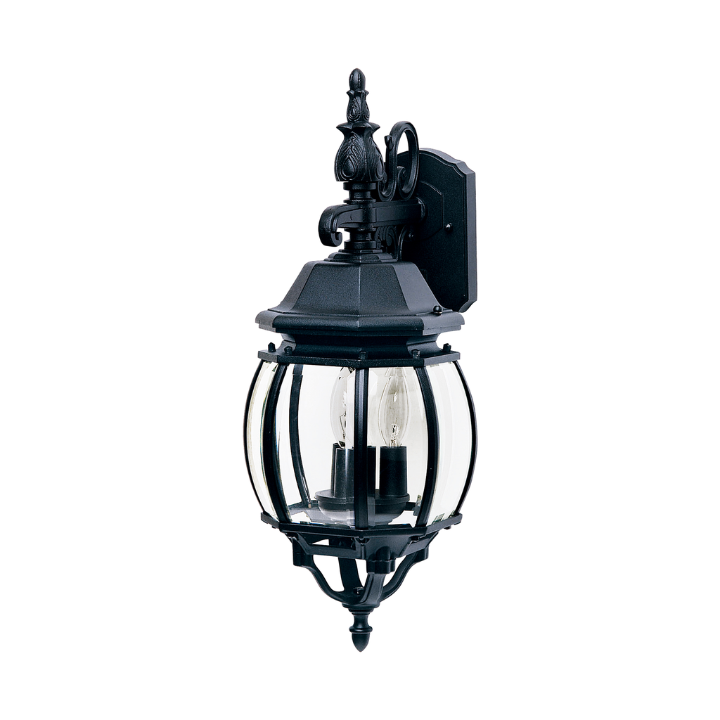 Product image for Crown Hill 3 Light Wall Lantern - Black