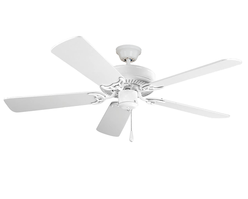 Product image for Basic-Max 52" Ceiling Fan - White w/ Light Oak Blades