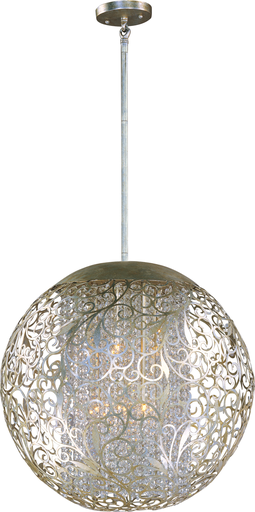 Product image for Arabesque 9 Light Pendant - Golden Silver