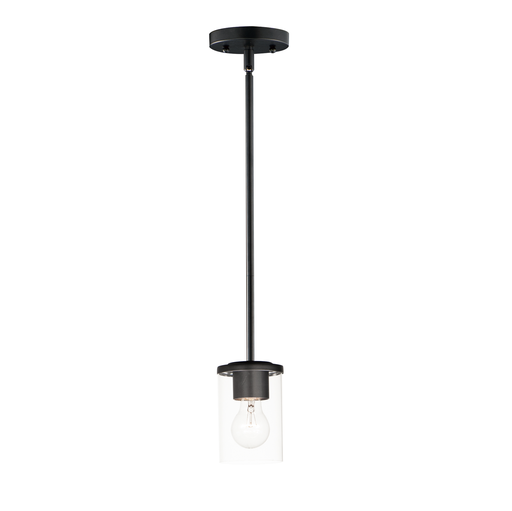Corona 1-Light Mini Pendant, Black