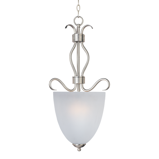 Product image for Basix 2 Light Pendant - Satin Nickel