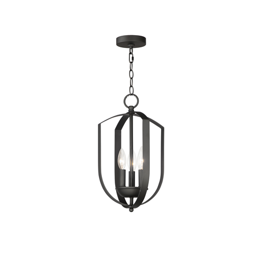 Provident 3-Light Chandelier, Black