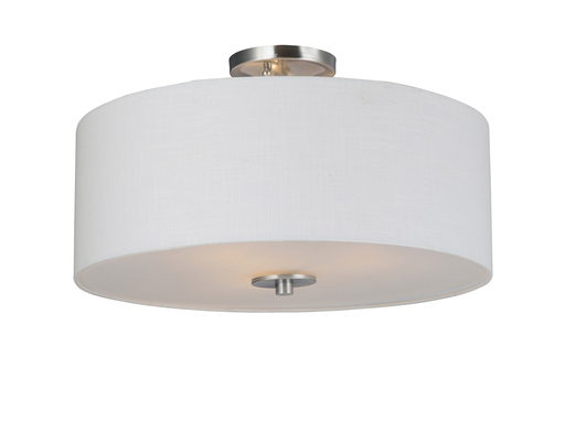 Bongo 3-Light Pendant / Semi-Flush Mount, Satin Nickel