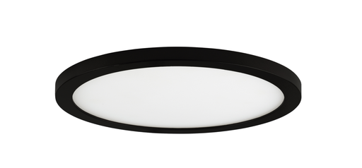 Product image for Wafer 9" LED Round Flush Mount - Black