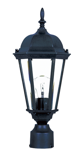 Product image for Westlake 1 Light Post Lantern - Black