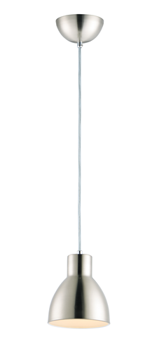 Cora 7" Mini Pendant, Satin Nickel