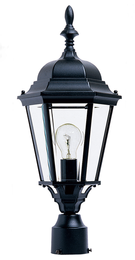 Product image for Westlake 1 Light Post Lantern - Black