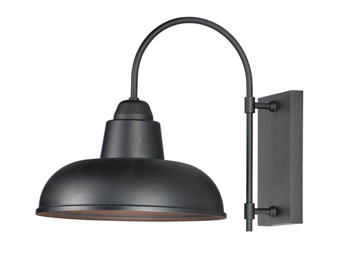 Product image for Industrial 1 Light Wall Lantern - Black