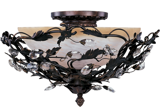 Product image for Elegante 3 Light Semi-Flush Mount - Oil Rubbed Bronze