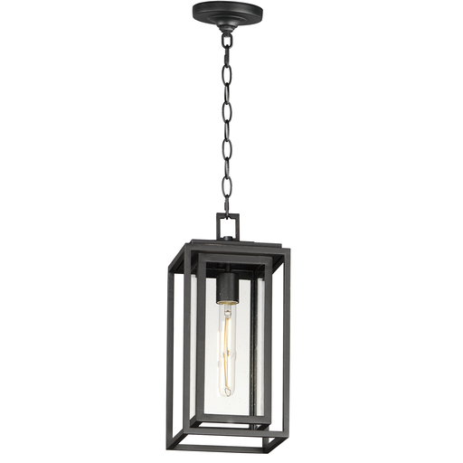 Product image for Cabana 1 Light Hanging Lantern - Black
