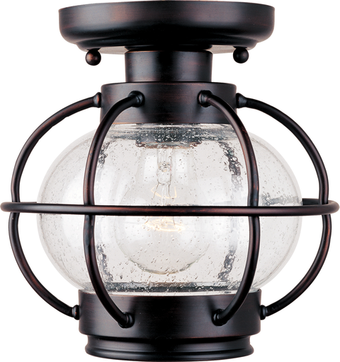 Product image for Portsmouth 1 Light Outdoor Ceiling Mount - Oil Rubbed Bronze