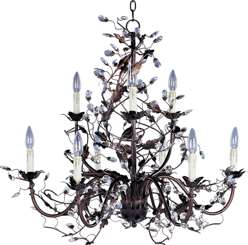 Product image for Elegante 9 Light Chandelier - Oil Rubbed Bronze