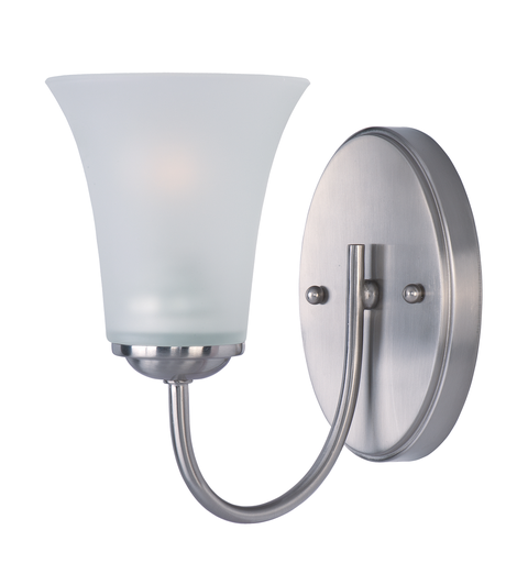 Product image for Logan 1 Light Wall Sconce - Satin Nickel