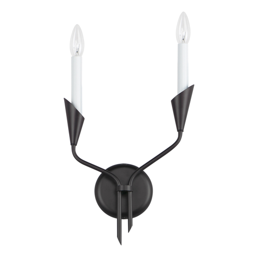 Product image for Calyx 2 Light Wall Sconce - Black