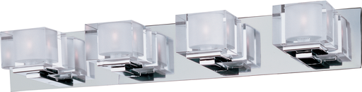 Product image for Cubic 4 Light Vanity - Polished Chrome