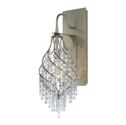 Product image for Twirl 1 Light Wall Sconce - Golden Silver