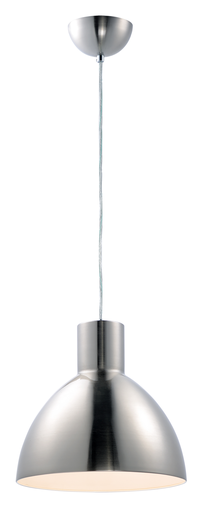 Cora 13.75" Pendant, Satin Nickel