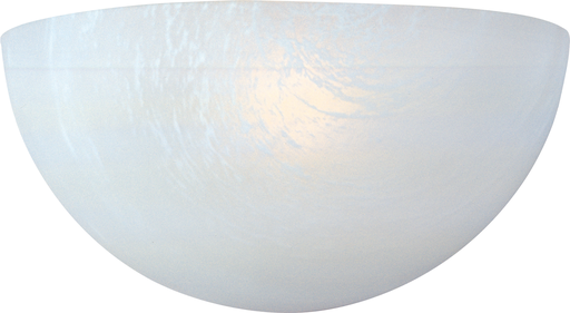 Product image for Essentials 1 Light Wall Sconce - White w/ Marble Glass