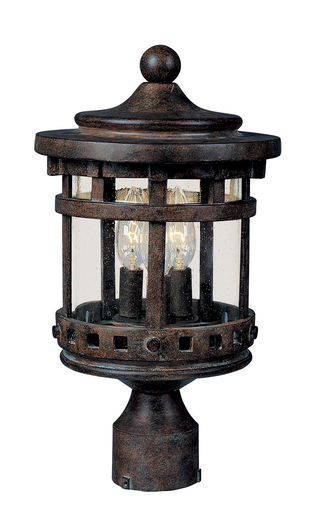 Product image for Santa Barbara VX 3 Light Post Lantern - Sienna