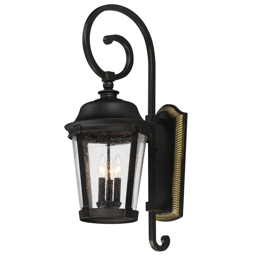 Product image for Dover VX 3 Light Extra Large Wall Lantern - Bronze