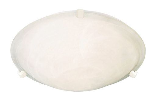 Product image for Malaga 3 Light Flush Mount - White w/ Marble Glass