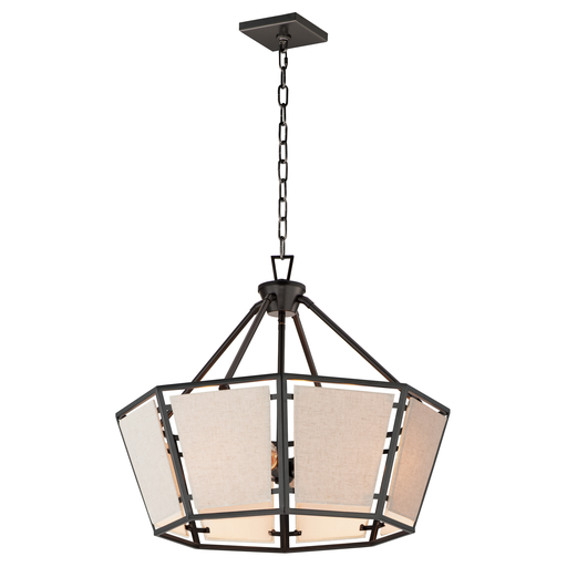 Product image for Montauk 4 Light Chandelier - Black